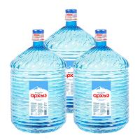 Вода Легенда Гор Архыз 19 литров (одноразовая, набор 3 бутыли)
