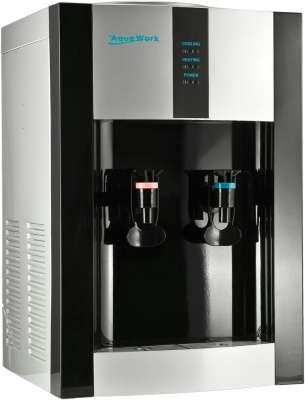 кулер для воды aqua work 16-td/en серебристо-черный от магазина BIORAY