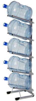 стеллаж - подставка для 5 бутылей (стальная, неразборная) от магазина BIORAY
