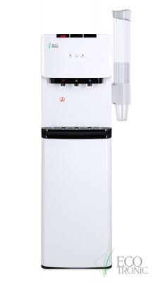 Кулер для воды Ecotronic K41-LXE white+black с нижней загрузкой бутыли