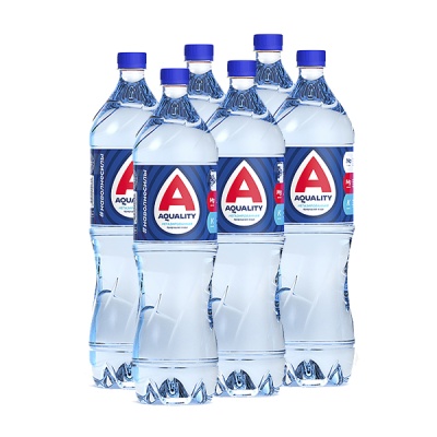 вода аквалити (aquality) негазированная 1,5 литра (6шт) от магазина BIORAY