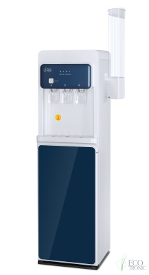 Кулер для воды Ecotronic K43-LXE white-blue с нижней загрузкой бутыли
