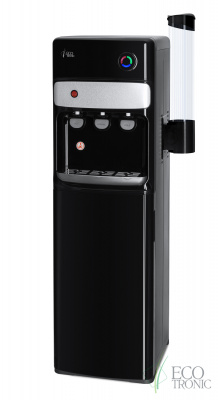 Кулер для воды Ecotronic K30-LXE black-SS с нижней загрузкой бутыли