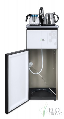 Кулер с чайным столиком Тиабар Ecotronic TB1-LE silver