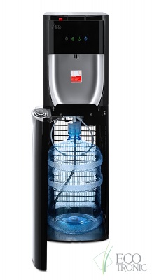 Кулер для воды Ecotronic P10-LX black с нижней загрузкой бутыли
