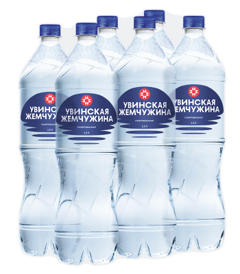 вода увинская жемчужина газированная 1,5 литра (6шт) от магазина BIORAY