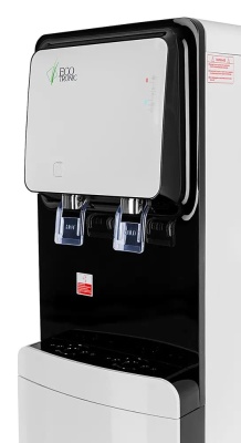 Кулер для воды Ecotronic M50-LXE white+black с нижней загрузкой бутыли
Артикул - 03828
Установка - Напольный
Установка бутыли - Нижняя
Тип охлаждения - электронное
Охлаждение -1 л/ч (10-15 C°) 
Мощность охлаждения - 50 Вт.
Нагрев - 5 л/ч (85-95 C°)
Мощность нагрева - 500 Вт.
Габариты (шгв) - 29.5х34х110 см
Вес - 14.4 кг. 
Гарантийный срок - 1 год
Страна производства - Китай Кулер для воды Ecotronic M50-LXE white+black с нижней загрузкой бутыли