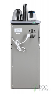Кулер с чайным столиком Тиабар Ecotronic TB1-LE silver