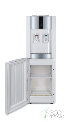 кулер со шкафчиком ecotronic "экочип" v21-lce white-silver от магазина BIORAY