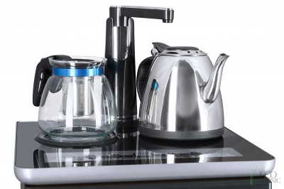 Кулер с чайным столиком Тиабар Ecotronic TB1-LE silver