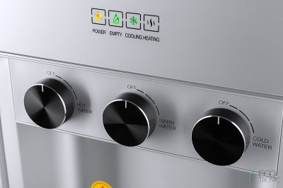 Кулер для воды Ecotronic K42-LXE full silver с нижней загрузкой бутыли