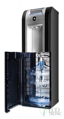 Кулер для воды Ecotronic P8-LX Black с нижней загрузкой бутыли