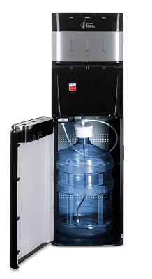 Кулер для воды Ecotronic M30-LXE black+silver с нижней загрузкой бутыли