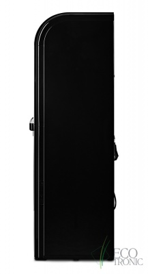 Кулер для воды Ecotronic P8-LX Black с нижней загрузкой бутыли
Артикул - 03815
Установка - Напольный
Установка бутыли - Нижняя
Тип охлаждения - компрессорное
Охлаждение -3 л/ч (5-10 C°) 
Мощность охлаждения - 90 Вт.
Нагрев - 5 л/ч (85-95 C°)
Мощность нагрева - 500 Вт.
Габариты (шгв) - 32х35х103.5 см
Вес - 18.72 кг. 
Гарантийный срок - 1 год
Страна производства - Китай Кулер для воды Ecotronic P8-LX Black с нижней загрузкой бутыли
