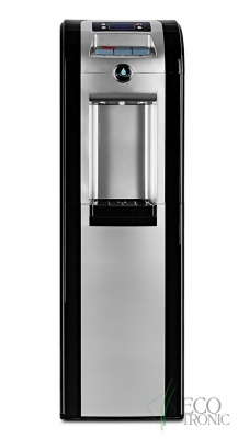 Кулер для воды Ecotronic P8-LX Black с нижней загрузкой бутыли
Артикул - 03815
Установка - Напольный
Установка бутыли - Нижняя
Тип охлаждения - компрессорное
Охлаждение -3 л/ч (5-10 C°) 
Мощность охлаждения - 90 Вт.
Нагрев - 5 л/ч (85-95 C°)
Мощность нагрева - 500 Вт.
Габариты (шгв) - 32х35х103.5 см
Вес - 18.72 кг. 
Гарантийный срок - 1 год
Страна производства - Китай Кулер для воды Ecotronic P8-LX Black с нижней загрузкой бутыли