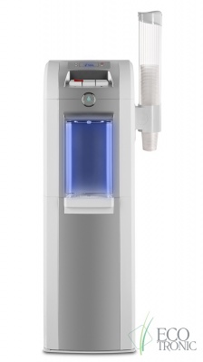 Кулер для воды Ecotronic P8-LX white с нижней загрузкой бутыли
Артикул - 03816
Установка - Напольный
Установка бутыли - Нижняя
Тип охлаждения - компрессорное
Охлаждение -3 л/ч (5-10 C°) 
Мощность охлаждения - 90 Вт.
Нагрев - 5 л/ч (85-95 C°)
Мощность нагрева - 500 Вт.
Габариты (шгв) - 32х35х103.5 см
Вес - 18.72 кг. 
Гарантийный срок - 1 год
Страна производства - Китай Кулер для воды Ecotronic P8-LX white с нижней загрузкой бутыли