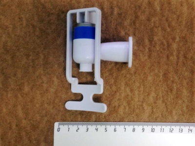 Кран для кулера BIORAY 3х04 (для холодной воды, белый, внутр. резьба)