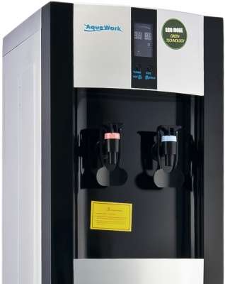 кулер для воды aqua work 16ld/en-st серебристо-черный от магазина BIORAY