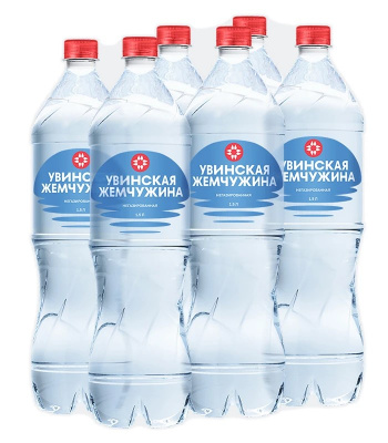 вода увинская жемчужина негазированная 1,5 литра (6шт) от магазина BIORAY