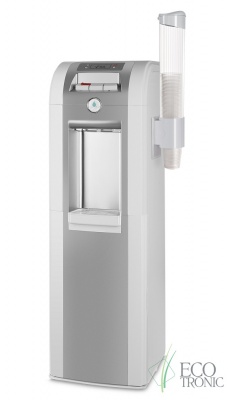 Кулер для воды Ecotronic P8-LX white с нижней загрузкой бутыли
Артикул - 03816
Установка - Напольный
Установка бутыли - Нижняя
Тип охлаждения - компрессорное
Охлаждение -3 л/ч (5-10 C°) 
Мощность охлаждения - 90 Вт.
Нагрев - 5 л/ч (85-95 C°)
Мощность нагрева - 500 Вт.
Габариты (шгв) - 32х35х103.5 см
Вес - 18.72 кг. 
Гарантийный срок - 1 год
Страна производства - Китай Кулер для воды Ecotronic P8-LX white с нижней загрузкой бутыли