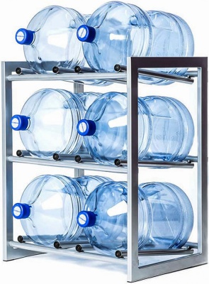 стеллаж - подставка для 6 бутылей (стальная, разборная) от магазина BIORAY