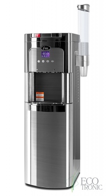 Кулер для воды Ecotronic C11-LXPM chrome с нижней загрузкой бутыли
Артикул - 03814
Установка - Напольный
Установка бутыли - Нижняя
Тип охлаждения - компрессорное
Охлаждение -3 л/ч (5-10 C°) 
Мощность охлаждения - 120 Вт.
Нагрев - 5 л/ч (85-95 C°)
Мощность нагрева - 500 Вт.
Габариты (шгв) - 32х35х103 см
Вес - 19.19 кг. 
Гарантийный срок - 1 год
Страна производства - Китай Кулер для воды Ecotronic C11-LXPM chrome с нижней загрузкой бутыли